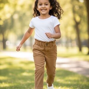 GAP Girls Brown Casual Pants Size 4 Years